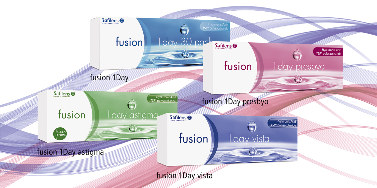 Anzeige „Für die Leichtigkeit des Kontaktlinsentragens“