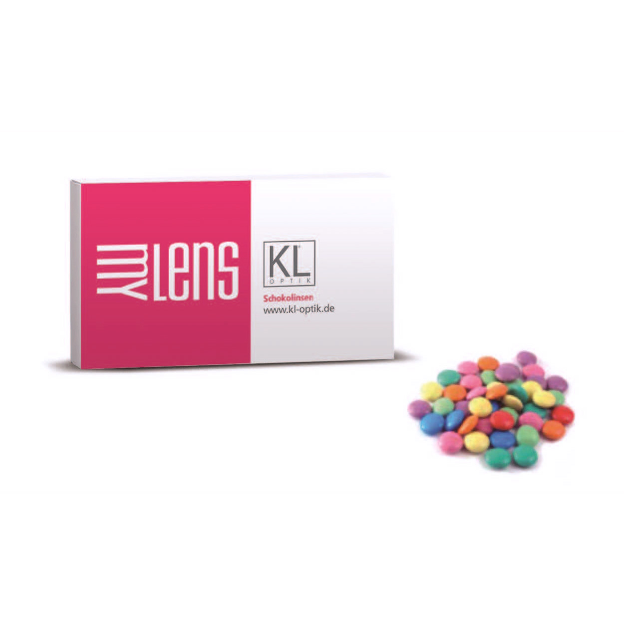 Bild zu Private Label von MPG&E: Schokolinsen als Giveaway